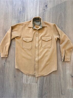 VTG Levi’s Sutter Creek Wool Shirt Jacket Tan Men’s M